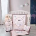 سرویس خواب نوزادی چهار تکه طرح دورهمی برند نی نی بان