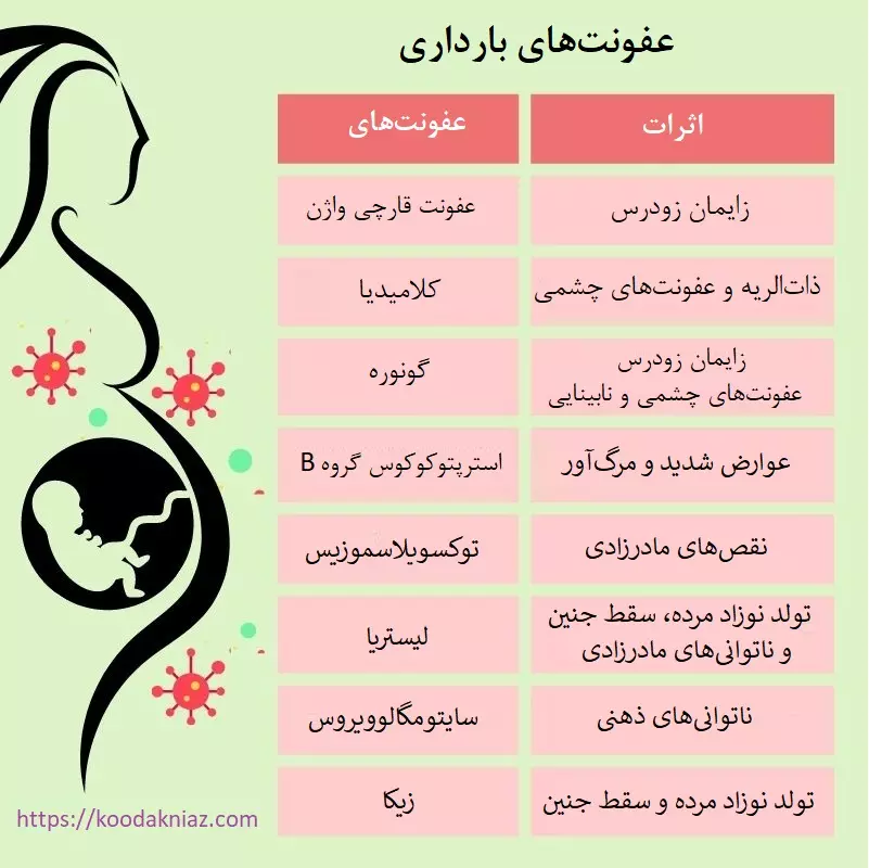 عفونتهای بارداری عفونت های بارداری در مجاری ادرار