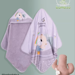 پتوی نوزادی دورپیچ خرس بامبو