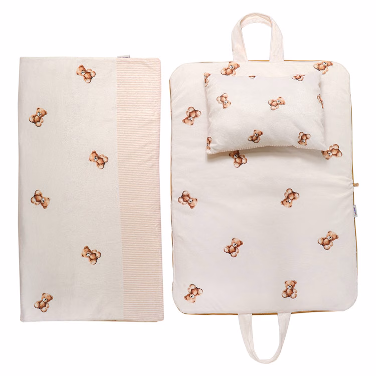 سرویس خواب مسافرتی تدی صورتی